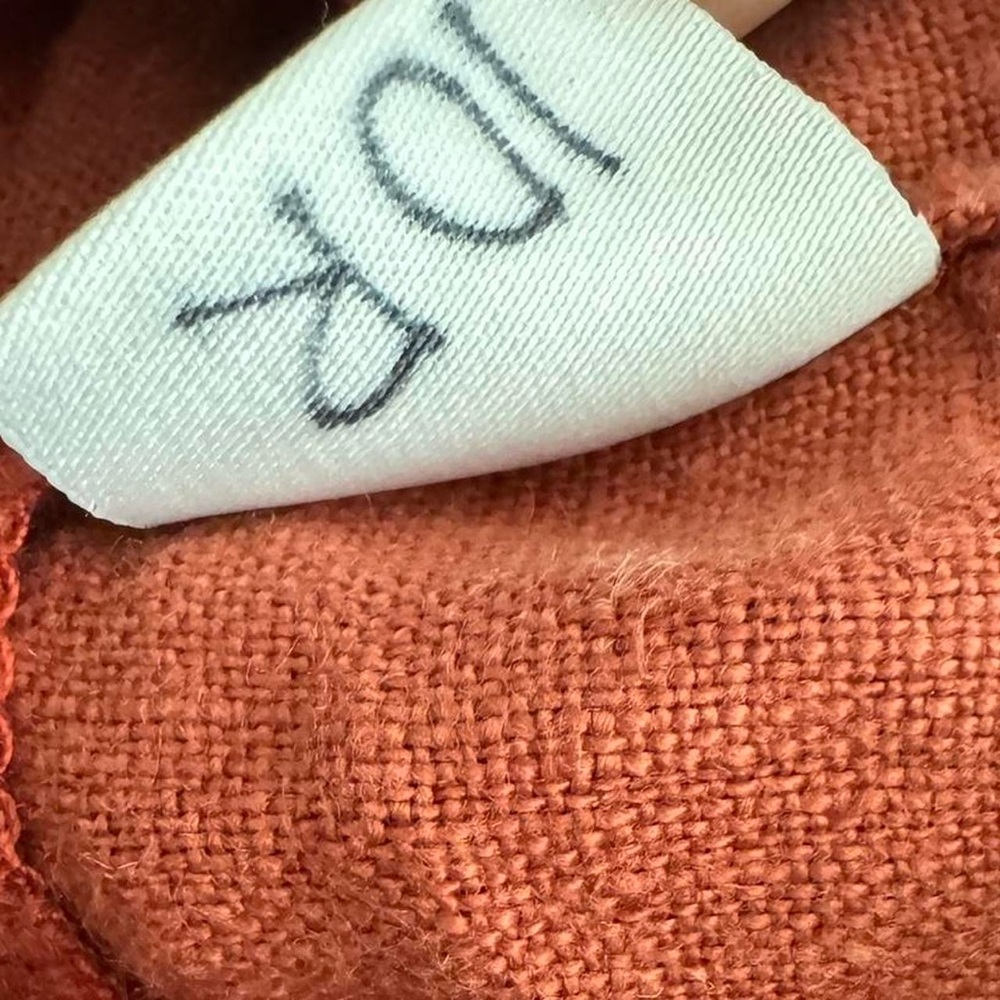 Rust Orange Two Piece linen set - Picture 5 of 7